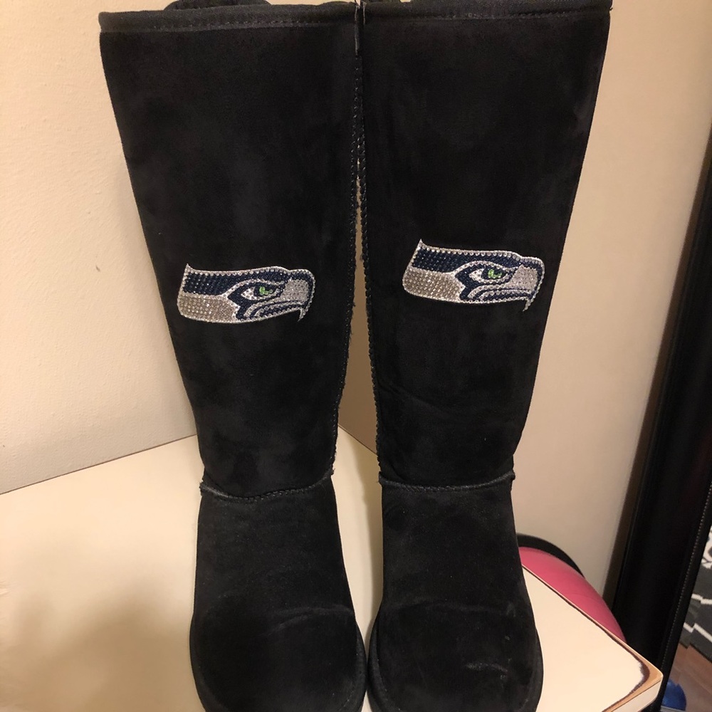 NFL Seahawks ugg style boots. NWOT